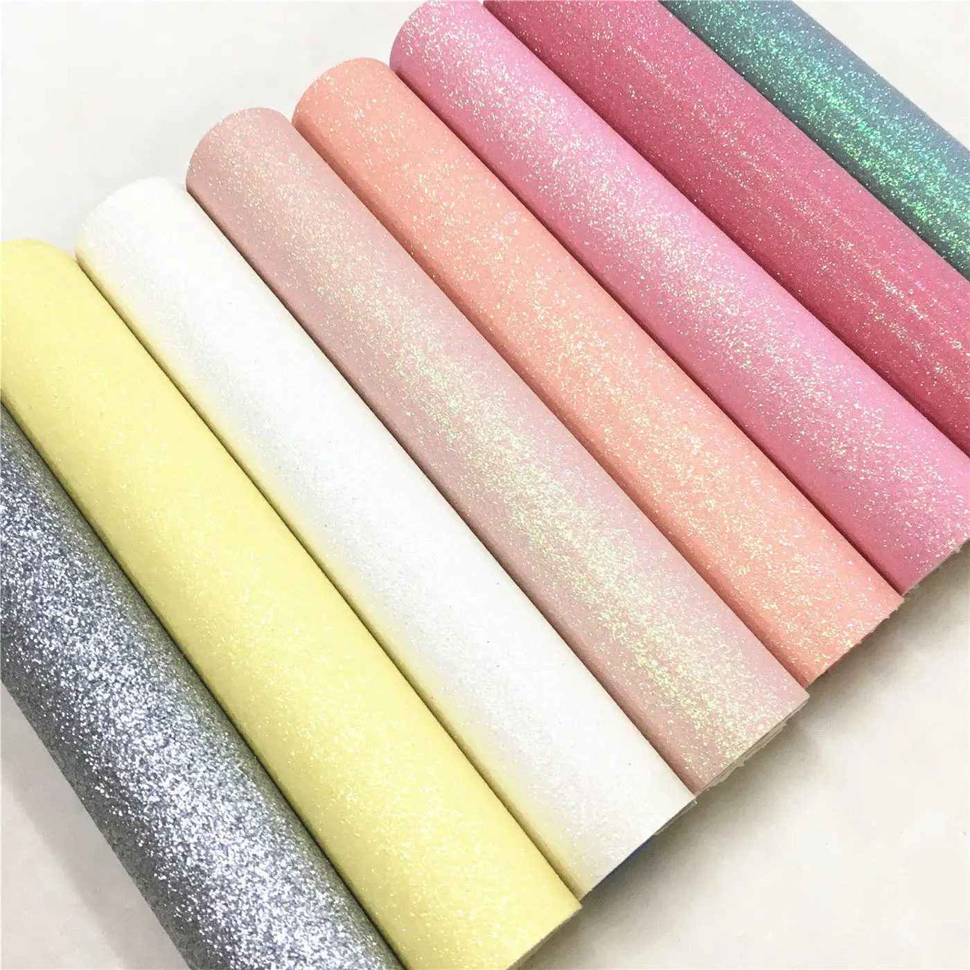 Pelo Estaleiro Para Sapatos Sacos de Artesanato Arco de Cabelo Belas Glitter Couro Sintético Brilhante Sparkly Chunky Glitter Sheets