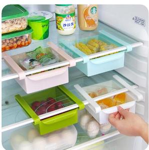 滑动冰箱存储耙冷冻柜食品盒食品柜组织者容器节省空间的冰箱储存盒