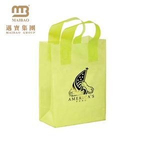 Wholesale Eco Friendly Pla Corn Starch Oxo Compostables Biodegradable Shopping Tote <strong>Soft</strong> <strong>Loop</strong> <strong>Handle</strong> Plastic Bags for Grocery - Product Image 5