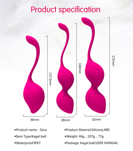 2で1 Kegel Exercise Weights & Massage Ball Ben Wa Balls Kegel Balls Beginners & Pleasure、Bladder Control & Strengthen