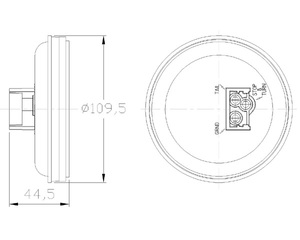 Emark DOT 4 Inch Plug in Flush Mount <strong>Led</strong> Boat Trailer Submersible Truck Stop Turn Tail Reverse Lights 10-30v Piranha 24 <strong>Leds</strong> - Product Image 6