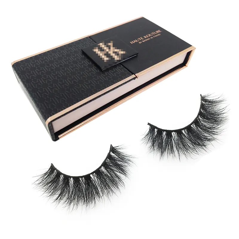 Wholesale High Quality Mink Eyelashes Private Label 100% Real 3D Mink Fur Eyelashes