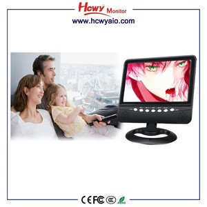 带USB tf卡电视影音输入的小型电视9英寸发光二极管便携式电视 - Product Image 4