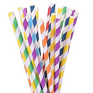 环保派对打印更便宜的食品级可降解6毫米纸吸管