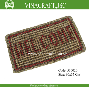 手工天然海草门垫柔软环保室内外桌垫批发价格便宜 - Product Image 4
