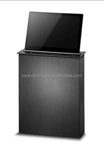BW Full Aluminum Pop up Hydraulic Lift Mechanism for <strong>Computer</strong> LCD Screen With 18.4&quot; HD Monitor - Product Image 4