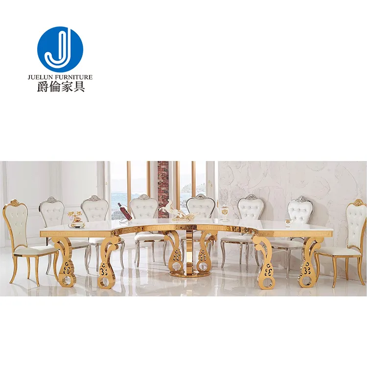Muebles de comedor de la tabla de círculo de elementos de tiempo de mesa para boda comedor círculo cuadros