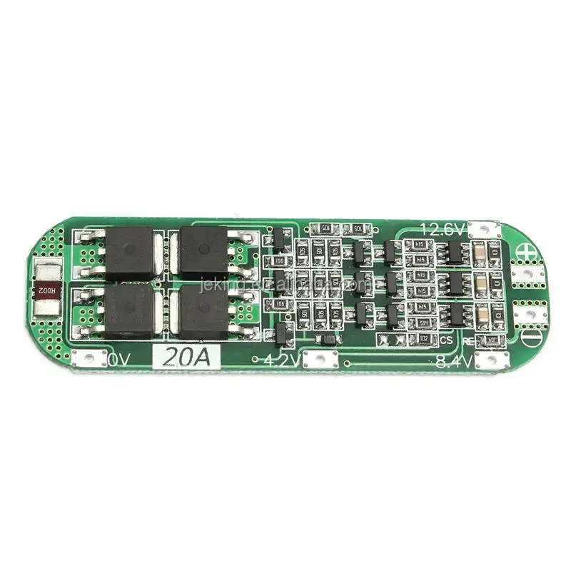 3S 20A Li-Ion de la batería de litio 18650 cargador PCB protección BMS junta de Motor de perforación 12,6 V Lipo celular para 64x20x3.4mm