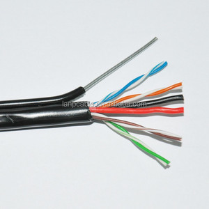 Açık Messenger Çelik Tel Ile Cat5e Ağ kablosu + güç kablosu - Product Image 1