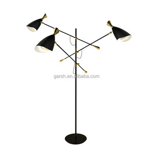 <strong>Delightfull</strong> Duke Modern Copper Villa Elegant Floor Lamp Iron Body With Bulb Light Source