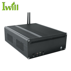 Iwill-mini vehículo pc i3 i5 i7, 8gb ram, 128gb ssd, 500g HDD, lan dual, cable de alimentación y ranura pcie - Product Image 4