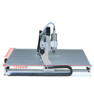 迷你3d数控铣床LY 6090 Z-VFD1.5KW 4轴数控路由器雕刻切割机木材大理石雕刻切割机3轴 - Product Image 4
