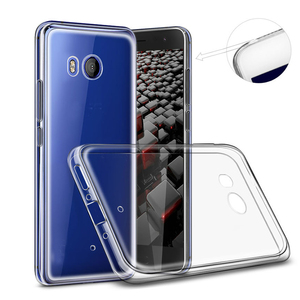HTC U11 Plus外壳新保护套防震透明水晶壳透明软TPU凝胶皮后盖手机壳 - Product Image 2