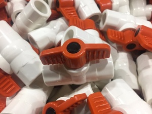 2 英寸 PVC 排程 <span class=keywords><strong>40</strong></span> 球阀，用于房屋管件连接 (BD-05)