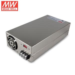 SMPS MeanWell SE-600-24 600W 24V AC-Eingangs bereich ausgewählt durch Schalter AC-DC Einzel ausgang eingebautes DC-Lüfter-Schalt netzteil