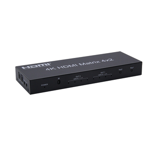 4K HD <strong>HDMI</strong> <strong>Matrix</strong> Switch 4 in 2 Out Video Audio <strong>HDMI</strong> <strong>Matrix</strong> 4x2 - Product Image 3