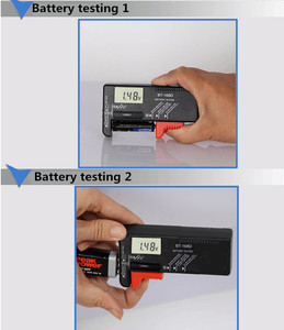 BT168D ดิจิตอลแบตเตอรี่ Tester LCD A/c/d/9โวลต์/1.5โวลต์ปุ่มเซลล์แบตเตอรี่ความจุโวลต์การทดสอบเมตร - Product Image 5