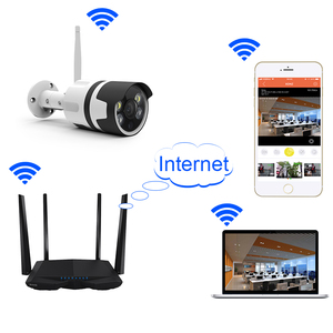 มินิสไตล์กลางแจ้งP2Pไร้สายกันน้ำIP66 Wifi 2MPกระสุนกล้อง - Product Image 5