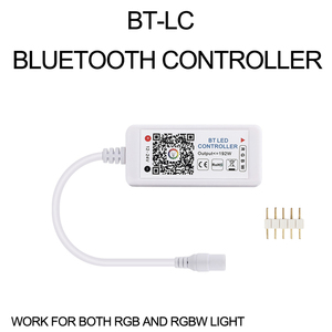 Беспроводной контроллер RGBW/RGB для светодиодных лент, контроллер для светодиодных лент с бесплатным приложением для Android и iOS - Product Image 2