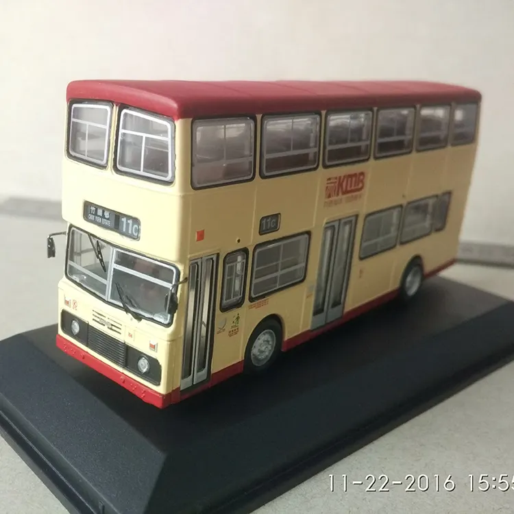 Modelo de juguete de fundición a presión para niños, autobús escolar de lujo, oem, escala 1:43