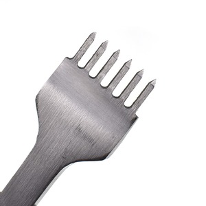 4 adet/takım deri el sanatları 4mm elmas bağlama dikiş keski seti Leathercraft delgeç el çalışma DIY aracı kiti 1/2/4/6 çatal