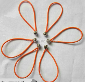 Bucle elástico con extremo de bola/etiqueta colgante, lazos elásticos, lazos elásticos para regalo - Product Image 3