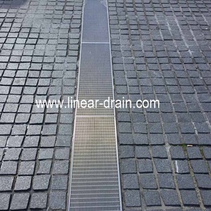 楔形钢丝不锈钢雨水排水沟槽钢格栅