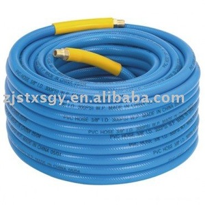 גורם ישיר לספק אור חובה pvc צינור מדחס אוויר <span class=keywords><strong>3</strong></span>/8 "x50ft עם אביזרי פליז ליישומים מדחס אוויר
