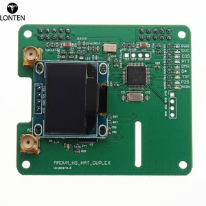 Lonten nuevo MMDVM dúplex RX TX UHF, VHF Hotspot apoyo P25 DMR YSF NXDN DMR + pantalla OLED para Raspberry Pi
