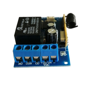 1-10s時間遅延リレーモジュールリモコンスイッチ付き12V/24V DC学習コード1チャンネルレシーバー433MHz - Product Image 4