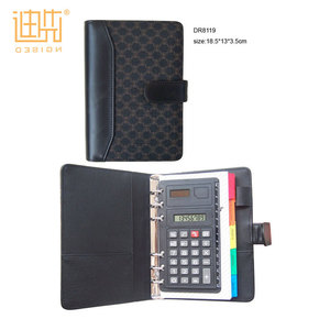 Professionale nuovo migliore ufficio di cancelleria cartella di file in pelle rigida <span class=keywords><strong>notebook</strong></span> diario planner agenda planner con raccoglitore ad anelli