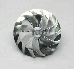 <strong>K27</strong> 5070-123-2022 54.58/76.79mm 7+7 BLADES <strong>Turbo</strong> Aluminum 2618/milling/Billet Compressor Wheel for 5326-970-6290/6291/6292/6293 - Product Image 4