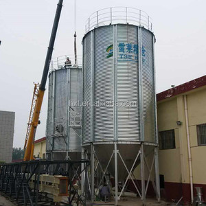 200吨片状骨料筒仓