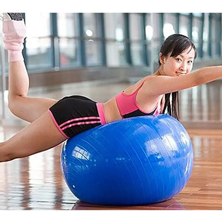 शरीर विरोधी फट व्यायाम कस्टम मुद्रित योग संतुलन गेंद