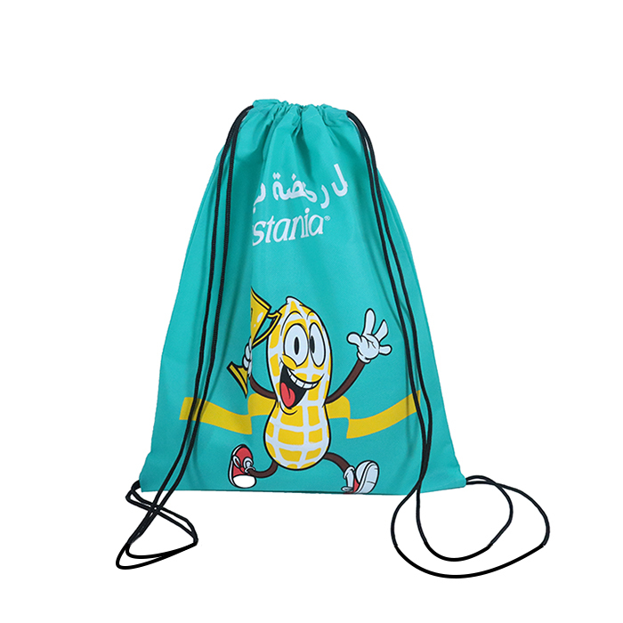 Recyclable Custom Small Non Woven Drawstring Bag With Logo