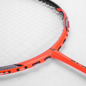 Raquete flexível de badminton, raquete de bola de carbono