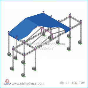 โครงหลังคา Toldo สำหรับออกแบบกลางแจ้ง,โครงถักออกแบบให้เป็นโครงบนเวทีกลางแจ้ง - Product Image 4