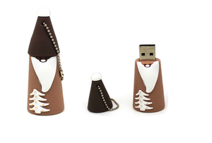 卡通圣诞礼物圣诞老人雪人<span class=keywords><strong>USB</strong></span>闪存盘笔式驱动器PenDrive 4GB 8GB 16GB 32GB <span class=keywords><strong>USB</strong></span> 2.0闪存盘记忆棒