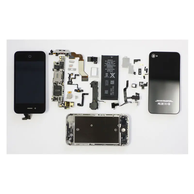 Nero LCD Digitizer Touch Assemblea di Schermo di Ricambio Per il iPhone 4 4S