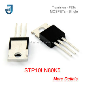 MOSトランシソータMOSFET N-CH 800V 8A TO-220 <span class=keywords><strong>STP10LN80K5</strong></span>