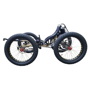 Wholesale Adventuring Sport 4x4 Full Fat Recumbent Quadricycle Adult Electric Recumbent Quad - Product Image 1