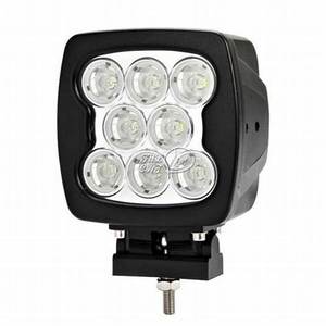 <strong>80W</strong> <strong>12V</strong> <strong>LED</strong> Tractor Work Light High Intensity 80-Watt <strong>LED</strong> Work Lamp Square Offroad Combination Flood Beam Worklights Tractors - Product Image 1