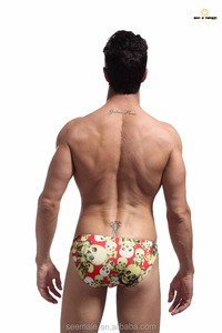 High Quality Best Sell Fashion Silk Underwear Men Lovely Print Boys Boxers中山 - Product Image 6