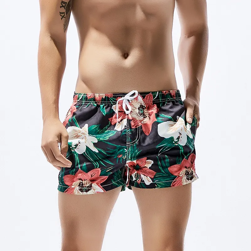 Surfen & Beach Shorts Voor Mannen Rechte Tropische Volley Strand Shorts Sneldrogende Mannen Sport Shorts Badmode Mannen