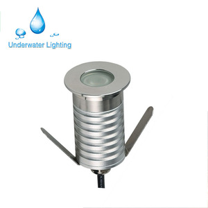 IP67 1 W 3 W 12 V Açık Mini Led zemin aydınlatması Inground Lamba Gömülü Gömülü Altında zemin aydınlatması Bahçe Kare - Product Image 2