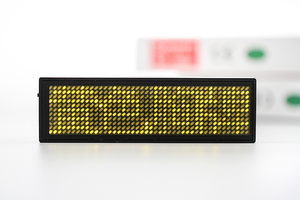 Usb Programmable Rechargeable Smart Electronic <strong>Led</strong> Nametag - Product Image 5