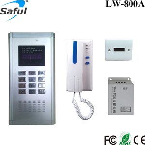 Sistema de seguridad inteligente para el hogar, intercomunicador de audio multiunidad para apartamento