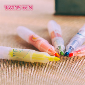 Nice Design Best Quality Transparent Multi Color White <strong>Highlighter</strong> <strong>Marker</strong> 030
