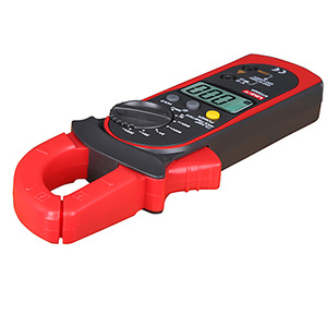Multímetro digital portátil ac dc, medidor de braçadeira digital portátil ut200a ac dc 2000 contagem de alcance voltímetro ohm medidor ac diodo testador lcd de volta brilhante