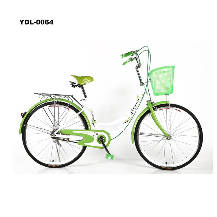 Bicicletas para mujer 26 DE China, Bicicleta de ciudad de acero al carbono alto